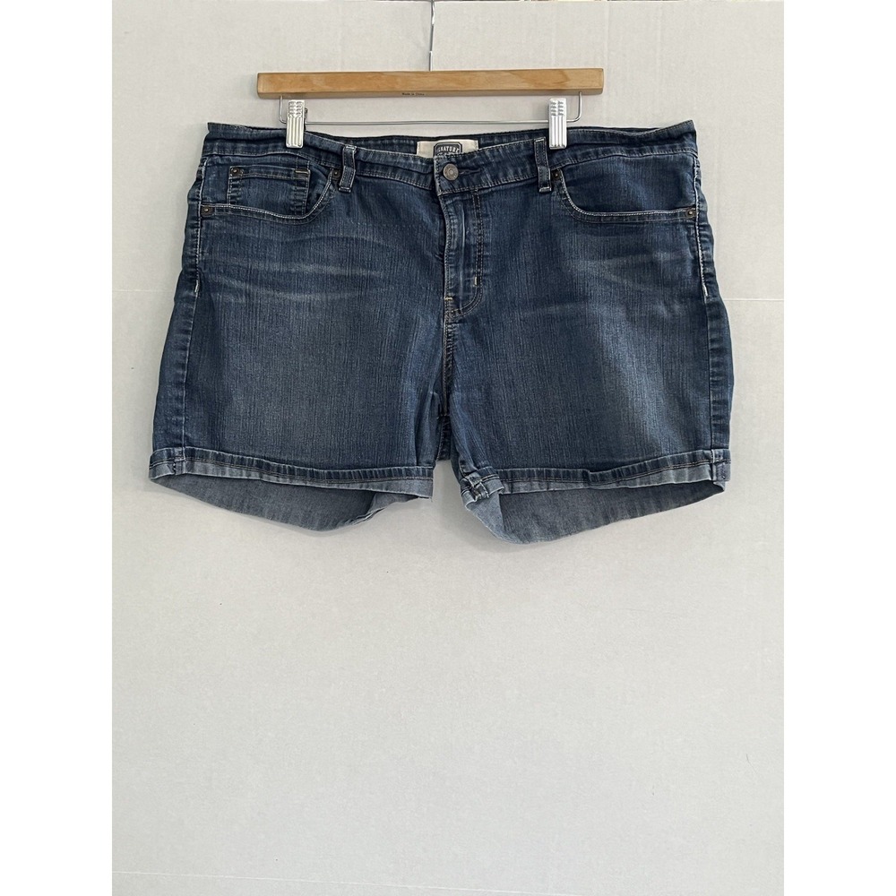 Levis Signature Series High Rise‎ Jean Shorts  Womens Size 18